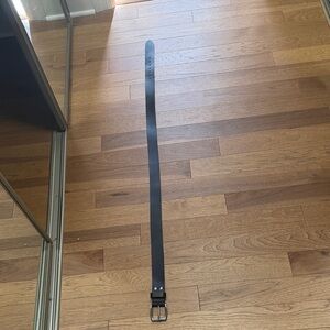 Classic Black Leather Belt